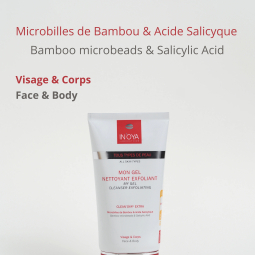 Black Skin Scrub with IN'OYA Exfoliating Cleansing Gel