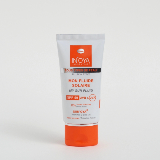 Crème Solaire pour Peau Noire & Mate (SPF 50) - IN'OYA Crème Solaire pour Peau Noire & Mate (SPF 50) - IN'OYA