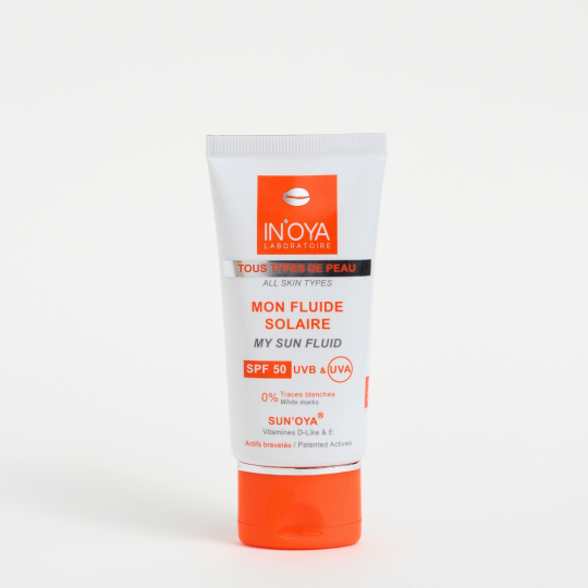 Crème Solaire pour Peau Noire & Mate (SPF 50) - IN'OYA Crème Solaire pour Peau Noire & Mate (SPF 50) - IN'OYA