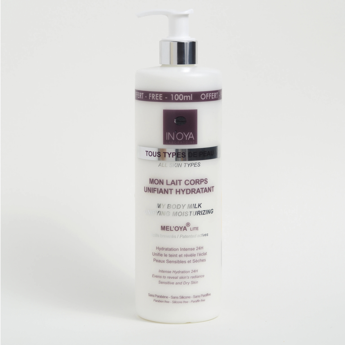Lait de Corps Unifiant Hydratant pour Peau Noire - IN'OYA