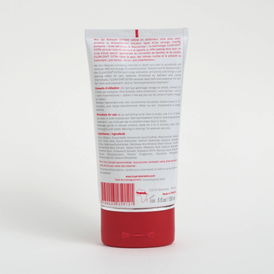 Black Skin Scrub with IN'OYA Exfoliating Cleansing Gel Black Skin Scrub with IN'OYA Exfoliating Cleansing Gel