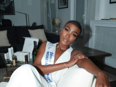 Anti-spot solution of Safiétou , 1st Dauphine Miss Normandie 2022